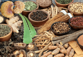 mieszanka różnych rodzajów adaptogenów