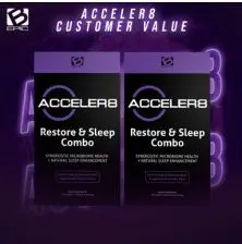 Acceler8 Combo Restore &amp; Sleep para dormir mejor y depurar el organismo
