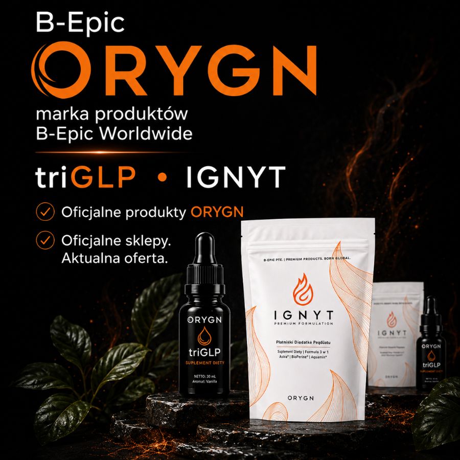 ORYGN triGLP y IGNYT : productos oficiales de B-Epic Worldwide